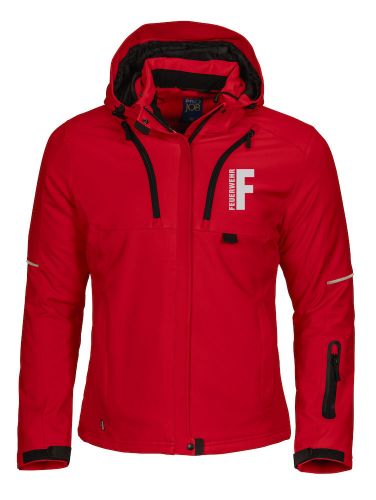 Softshell-Jacke Ladies Beschriftung refl. FEUERWEHR klein auf Brust