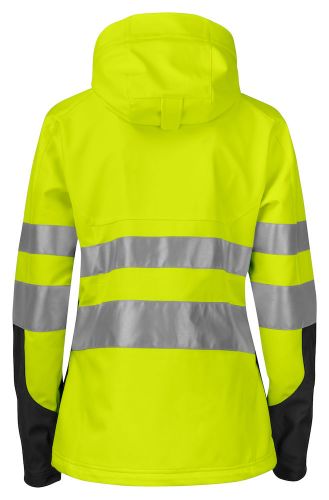Softshell Damenjacke EN ISO20471 Klasse 3/2 Beschriftung refl. FEUERWEHR klein auf Brust
