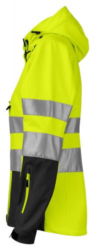 Softshell Damenjacke EN ISO20471 Klasse 3/2