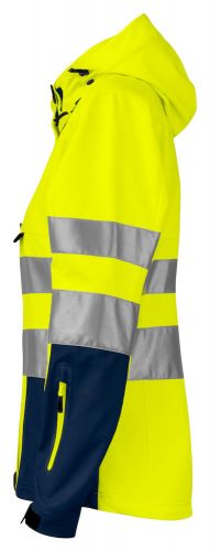 Softshell Damenjacke EN ISO20471 Klasse 3/2