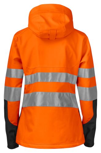 Softshell Damenjacke EN ISO20471 Klasse 3/2 Beschriftung refl. FEUERWEHR klein auf Brust