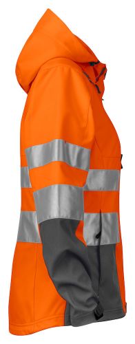 Softshell Damenjacke EN ISO20471 Klasse 3/2