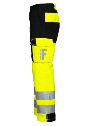 Feuerwehrhose EN ISO 20471 Klasse 2 refl. Beschriftung