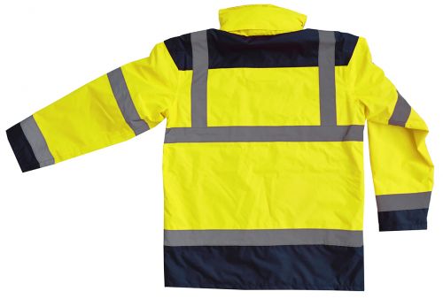 Warnschutz-Jacke 4 in 1 EN ISO 20471 Klasse 3 Beschriftung refl. FEUERWEHR klein auf Brust