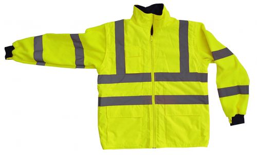 Warnschutz-Jacke 4 in 1 EN ISO 20471 Klasse 3 Beschriftung refl. FEUERWEHR gross auf Rücken