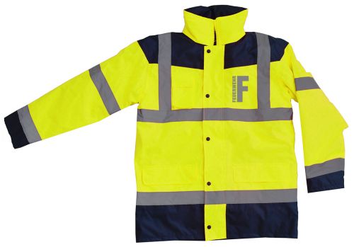 Warnschutz-Jacke 4 in 1 EN ISO 20471 Klasse 3 Beschriftung refl. FEUERWEHR klein auf Brust
