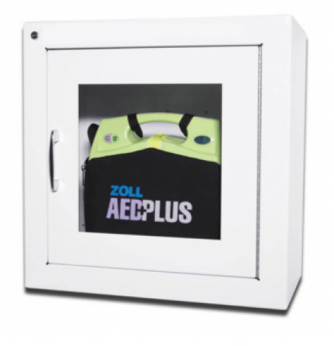 AED Wandkasten weiss Tiefe 18cm