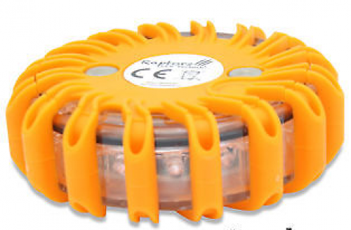 Warnleuchte orange Batterie