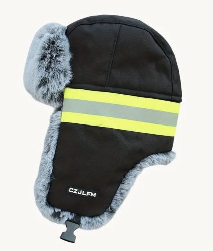 Wintermütze gefüttert Schwarz