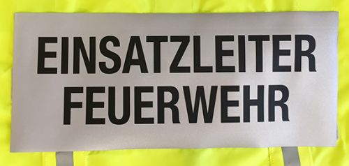 Klett für Einsatzweste Führungskräfte EL Feuerwehr