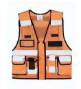 Einsatzweste Mesh Orange